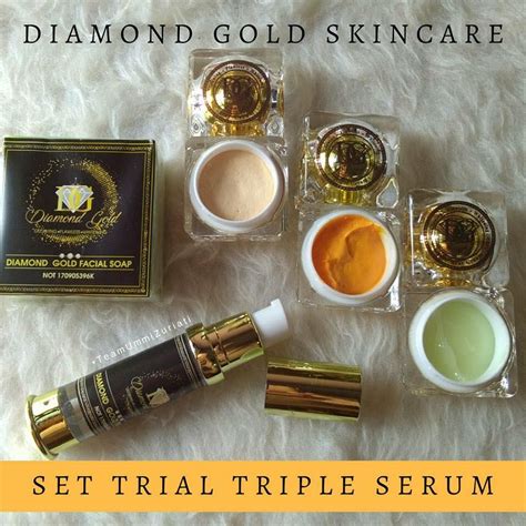 Murah, halal, gmp & spf30. DIAMOND GOLD SKINCARE 5 IN 1 TRIPPLE (end 3/8/2019 4:15 PM)