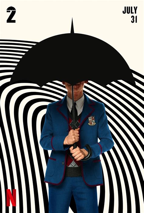 The Umbrella Academy Aidan Gallagher Ellen Page Tv Show Poster