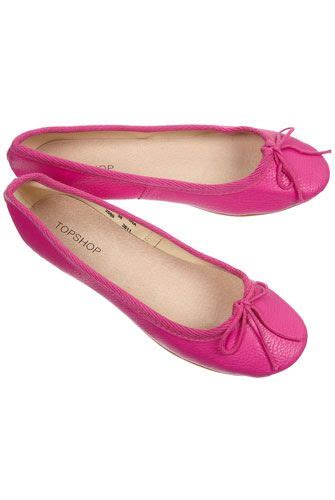 winter fashion color trends bold colorful fashion for spring pink ballet flats hot pink