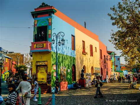 Caminito Street In The Barrio Of La Boca Buenos Aires Argentina