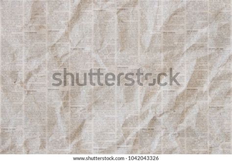 Old Crumpled Grunge Newspaper Paper Texture Stock Photo Edit Now