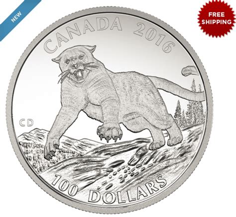 Operating under the legal name the royal mint limited,. Royal Canadian Mint Offer: $100 for $100 Cougar Fine Silver Coin + FREE Shipping | Canadian ...
