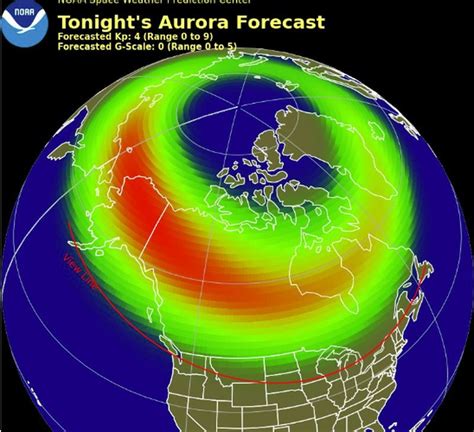 Noaa Forecast Shows Northern Lights Possibly Visible Tonight July 14