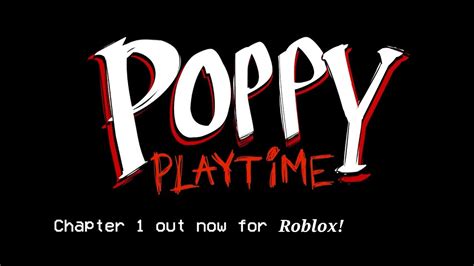 Poppy Playtime Official Roblox Trailer Youtube