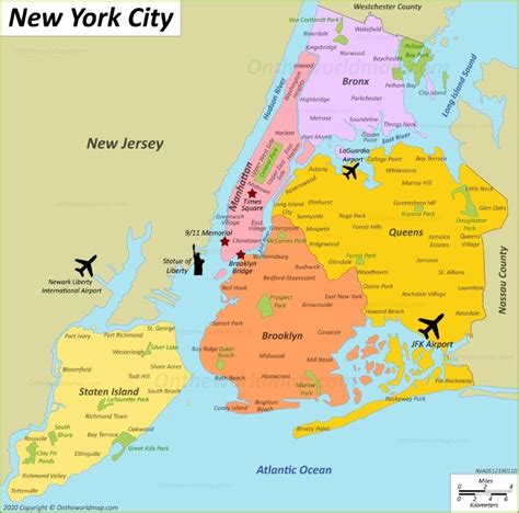 Map Of New York City New York City Map Nyc Map Manhattan Map