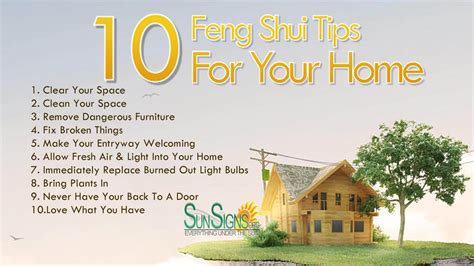 10 Quick Feng Shui Tips For Your Home Sunsignsorg