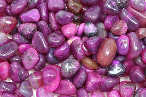 Pink Agate Tumbled Stones Dyed Choose Ounces Or Lb Bulk Wholesale