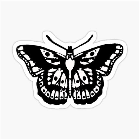 Harry Styles Butterfly Tattoo Sticker For Sale By Samc47 Redbubble