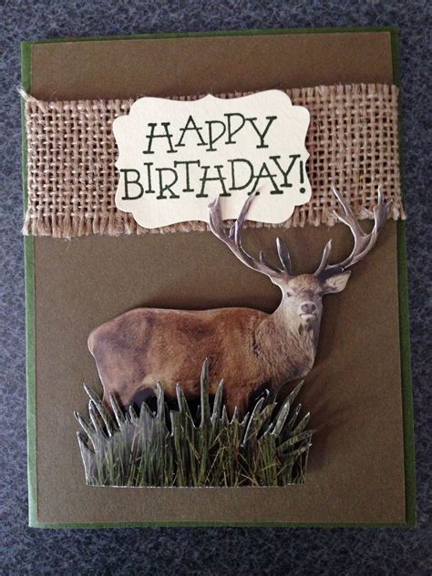Birthday shaker card with suspended element + life update. Birthday card for a hunter | Birthday greetings, Happy birthday wishes, Cards