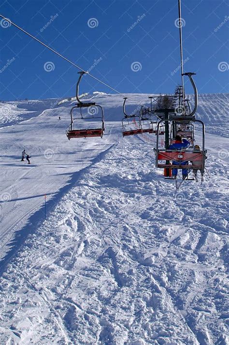 Madesimo Valchiavenna Ski Fields And Ski Lifts Editorial Photography