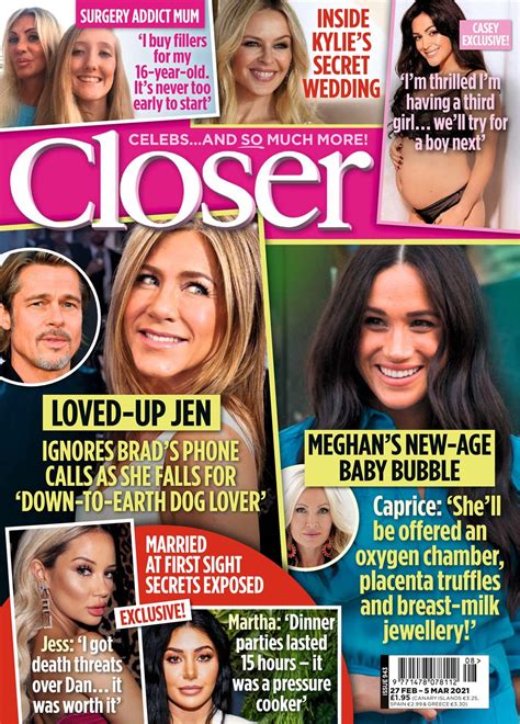 Closer Magazine Issue 943 Subscriptions Pocketmags