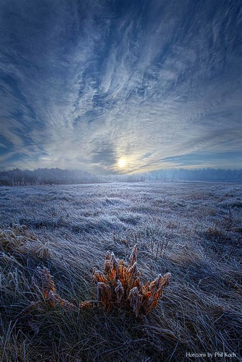 Morning Time Blues Wisconsin Horizons By Phil Koc Phil Koch