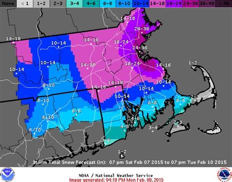 Up To 3 Feet Of Snow Expected Through Monday Night The Boston Globe