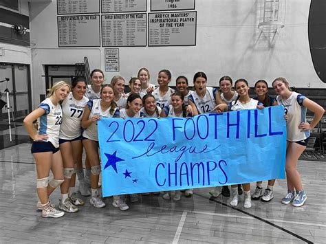 Saugus Girls Volleyball On Twitter 2022 Foothill League Champions