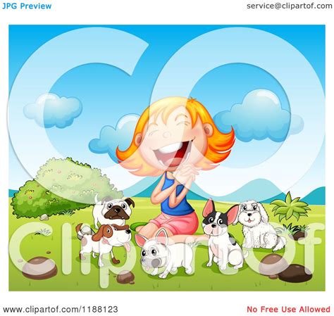Clipart Woman Surrounded By Dogs 20 Free Cliparts Download Images On