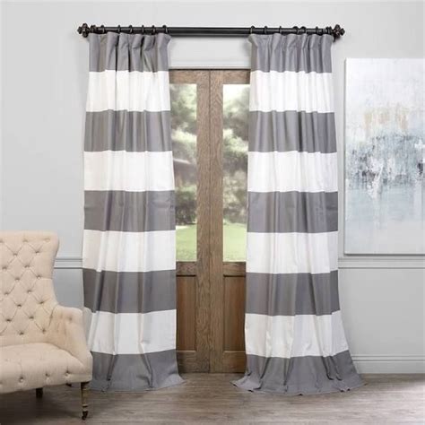 It partners a host of other colours as well as white and black. grey and white striped curtains 108 | Striped room ...