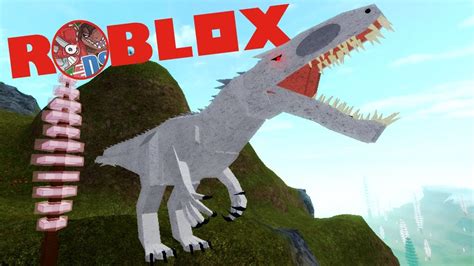 Roblox Dinosaur Simulator Indominus Rex Albino Terror Filhotes De