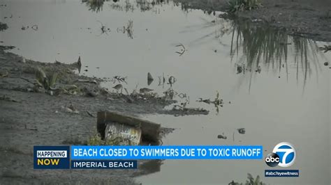 Imperial Beach In San Diego County Partially Closed Off Due To Sewage