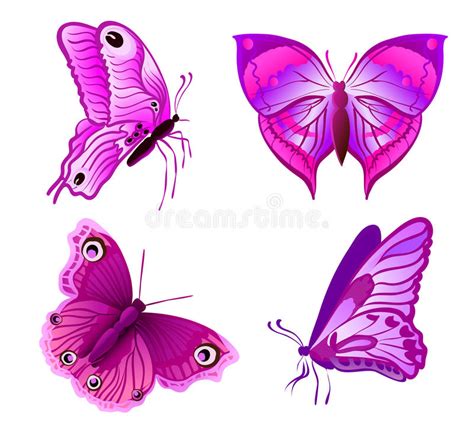 Large Purple Butterfly Stock Illustration Illustration Of Sweet 3023014