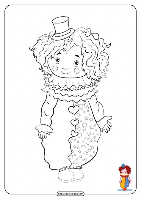 Harlequin Pages Coloring Pages