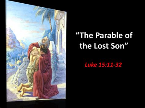 Ppt The Parable Of The Lost Son Powerpoint Presentation Free
