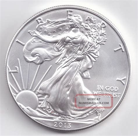 2013 1 Troy Ounce American Silver Eagle 1 Troy Oz 999 Silver