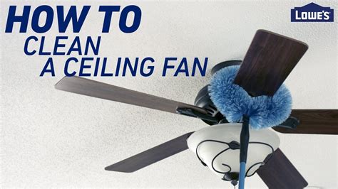 How To Clean A Ceiling Fan Youtube