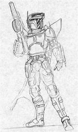 Mandalorian Coloring Rocketeer Sketch Armor Kuk Man Deviantart Drawings Template Fan Boys sketch template