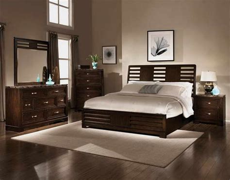 The paint colors you choose for the bedroom can go a long way in making you feel warm, romantic dark brown shades give a powerfully male feel to this bedroom with the bold textured patterns on the warm wooden furniture peps up the neutral brown color on the walls and the matte wooden. chocolate brown bedroom furniture - interior paint colors ...