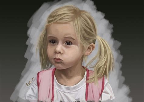 Little Girl Digital Painting