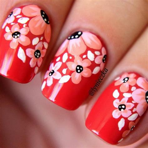 Pedicure designs that involve your own imagination and diy nail art can be achieved by choosing designs ranging from simple dots, to flowers to if you want a pedicure nail art to grab attention instantly, then go for these gorgeous pedicure nail. 30 Pretty Flower Nail Designs - Hative