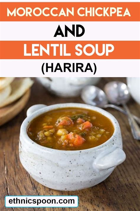 Add the lentils and chickpeas and simmer until the lentils and rice are tender, about 35 minutes. Moroccan Chickpea and Lentil Soup (Harira) | Recipe | Best ...