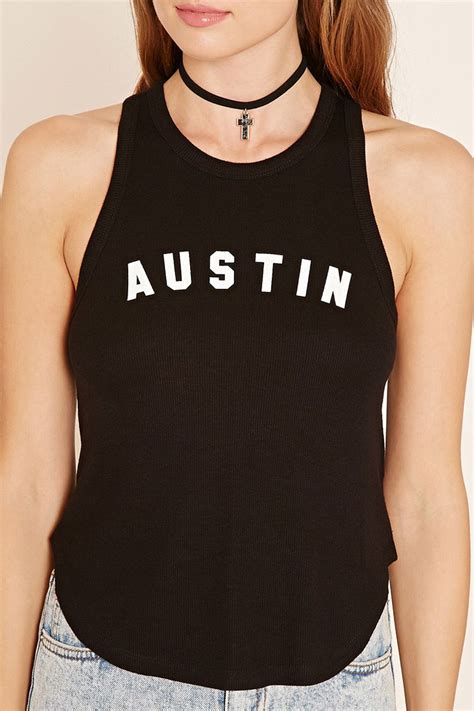 austin graphic tank forever 21 2000219897 fashion tops latest trends