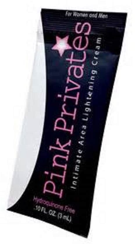 3 pink privates foil lightening cream intimate body action vaginal anal bleach beauty