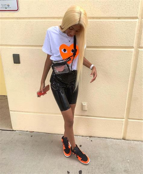 Orange Heart🍊 Teenage Fashion Outfits Baddie Outfits Casual Black Girl Outfits