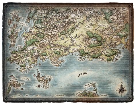 Mike Schleys Portfolio Fantasy Cartography World Map Design