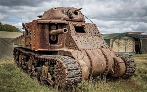 Download Wallpapers American Tank M3 Grant Old Appliances 1940 For