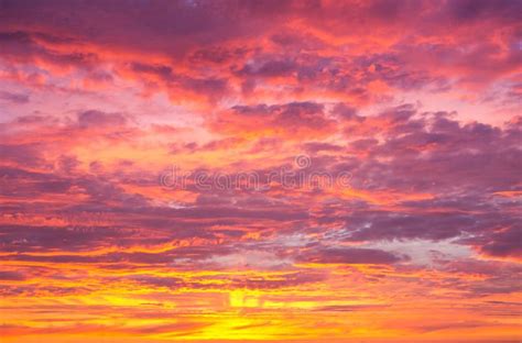 Sunset. Beautiful Vibrant Sunset Sky In Pink Colors , # ...