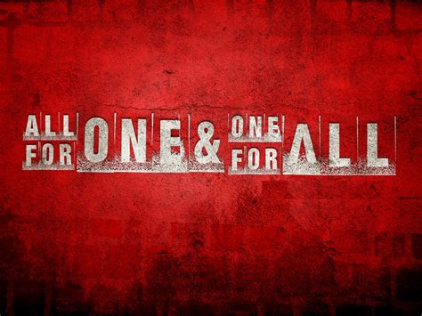 All For One One For All Published By The Hunted On Day 1976 Page
