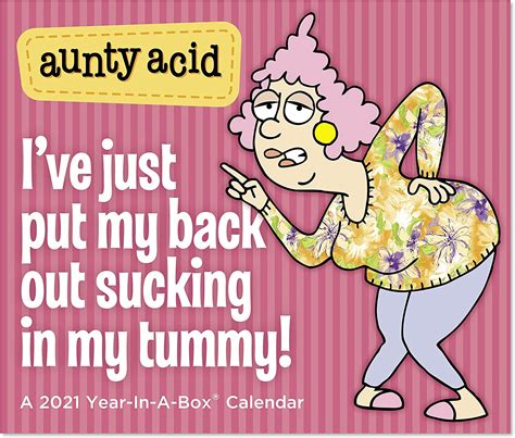 2021 Aunty Acid Year In A Box Calendar Lmb2620021 Amazonca Office