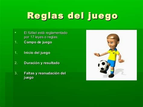 El Futbol Faltas Y Reanudacion Del Juego