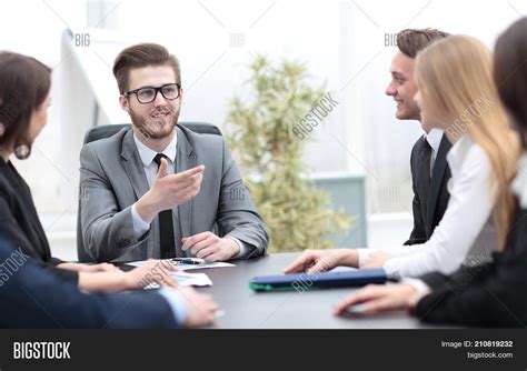 Businessman Meeting Image And Photo Free Trial Bigstock