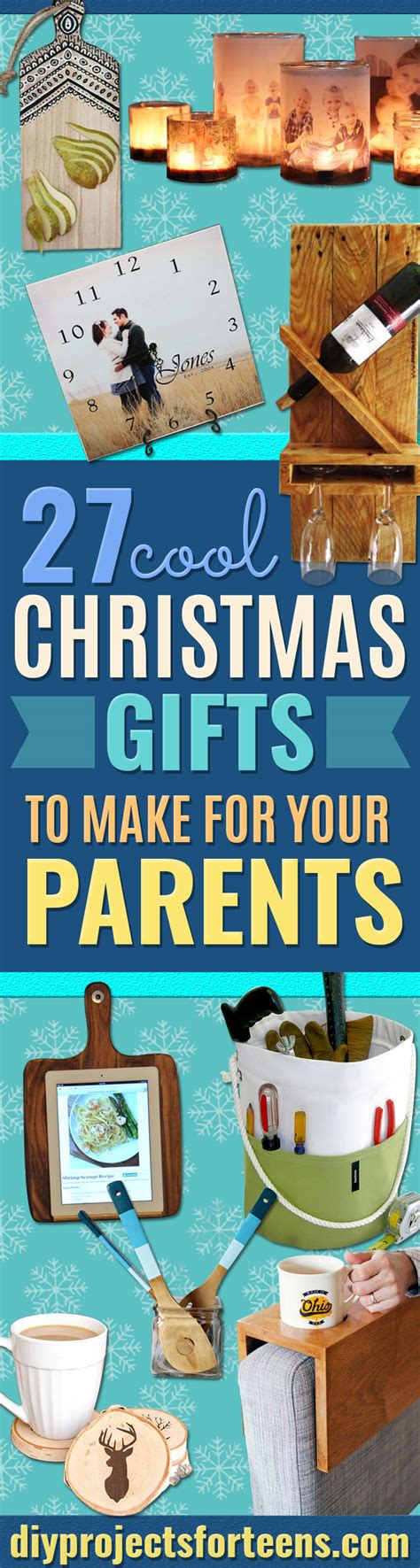 There's a gift on this list she'll actually want (and use). 27 DIY Christmas Gifts for Mom and Dad | Creative Presents ...