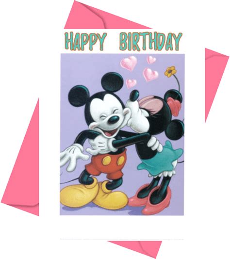 Printable Disney Birthday Cards