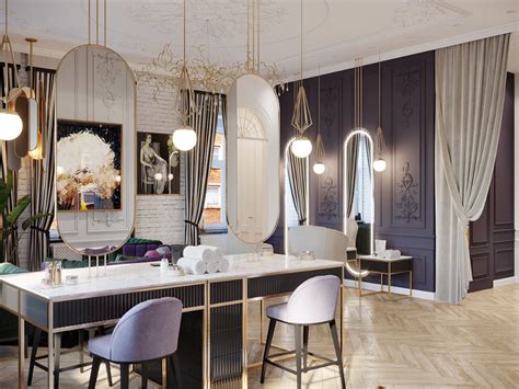 A beauty salon or beauty parlor (beauty parlour), or sometimes beauty shop, is an establishment dealing with cosmetic treatments for men and women. visualization of beauty salon on Behance | Beauty salon ...