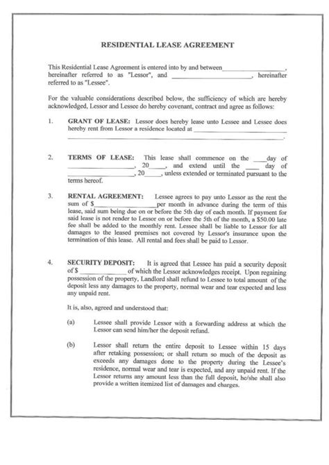 The following template will give landlords a the following template will give landlords a general idea of how to make a lease agreement. Printable Sample Monthly Rental Agreement Form | Lease ...
