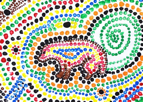 Lessons From The K 12 Art Room Aboriginal Dot Painting Art Lessons