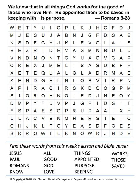 Printable Bible Word Search Puzzles Printable Templates