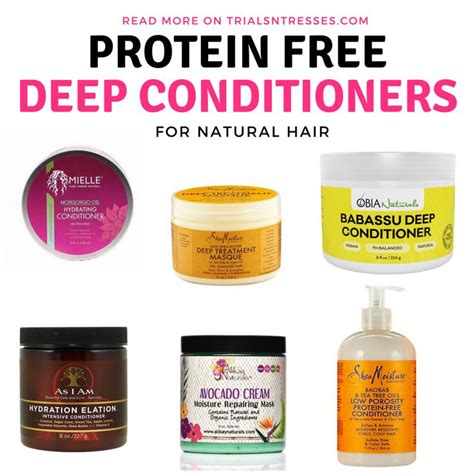 All you have to do is slather them on and then chill while they take half an hour or less to work their magic. Protein Free Deep Conditioners For Natural Hair | Deep ...