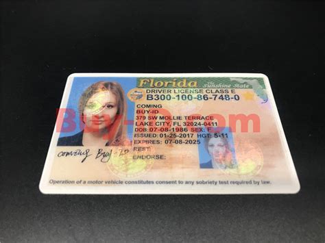 Scannable Old Florida State Fake Id Card Fake Id Maker Buy